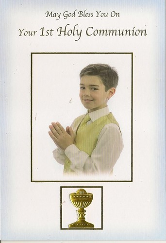 Biglietto auguri prima - biglietto,
