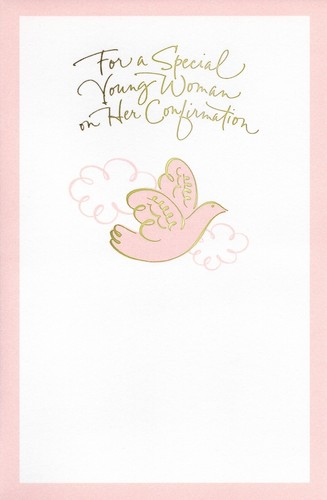 Biglietto cresima religiosa - cresima,