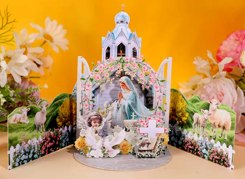 Biglietto auguri religioso - di,